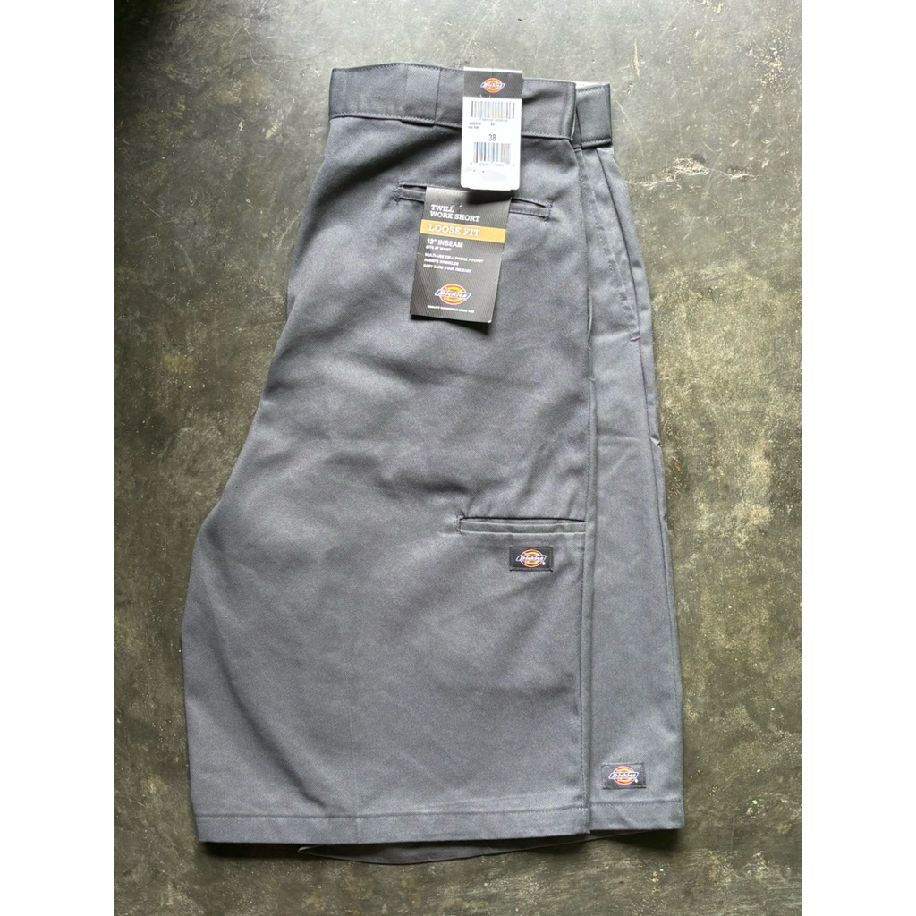 DICKIES CELLPOCKET CHARCOAL SHORT PANTS