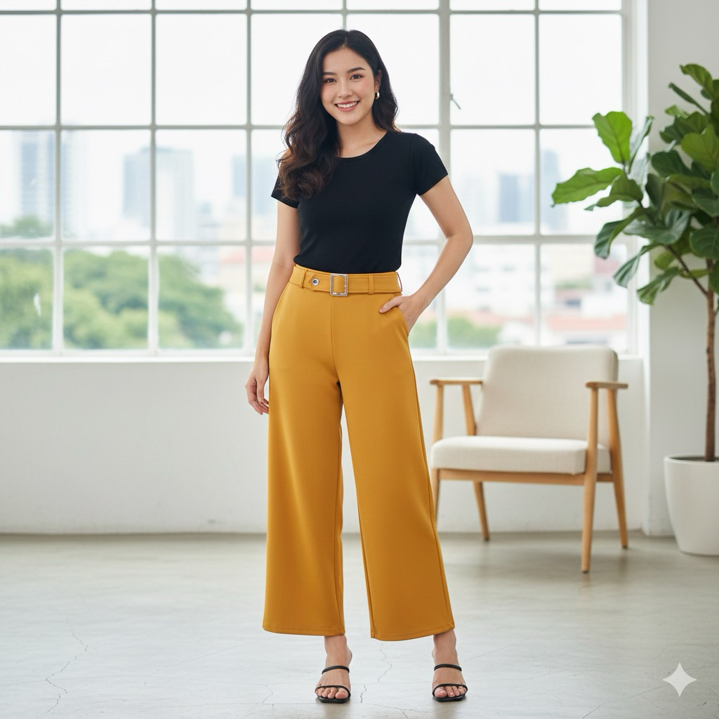 [BAHAN TEBAL] Celana Kulot SCUBA IMPORT PREMIUM celana panjang wanita celana wanita