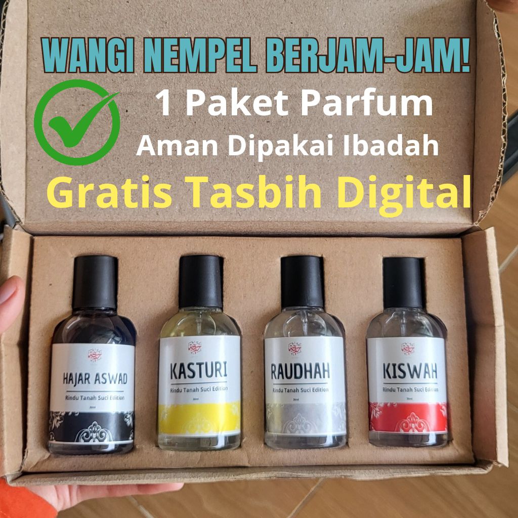 Parfum non alcohol tahan lama pria wanita untuk solat | Parfum non alkohol100% tahan lama pria wanit