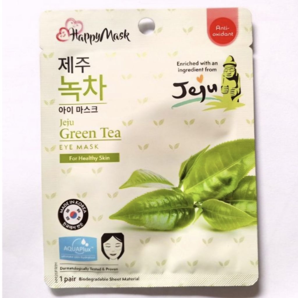 Happy Mask Jeju Green Tea Eye Mask