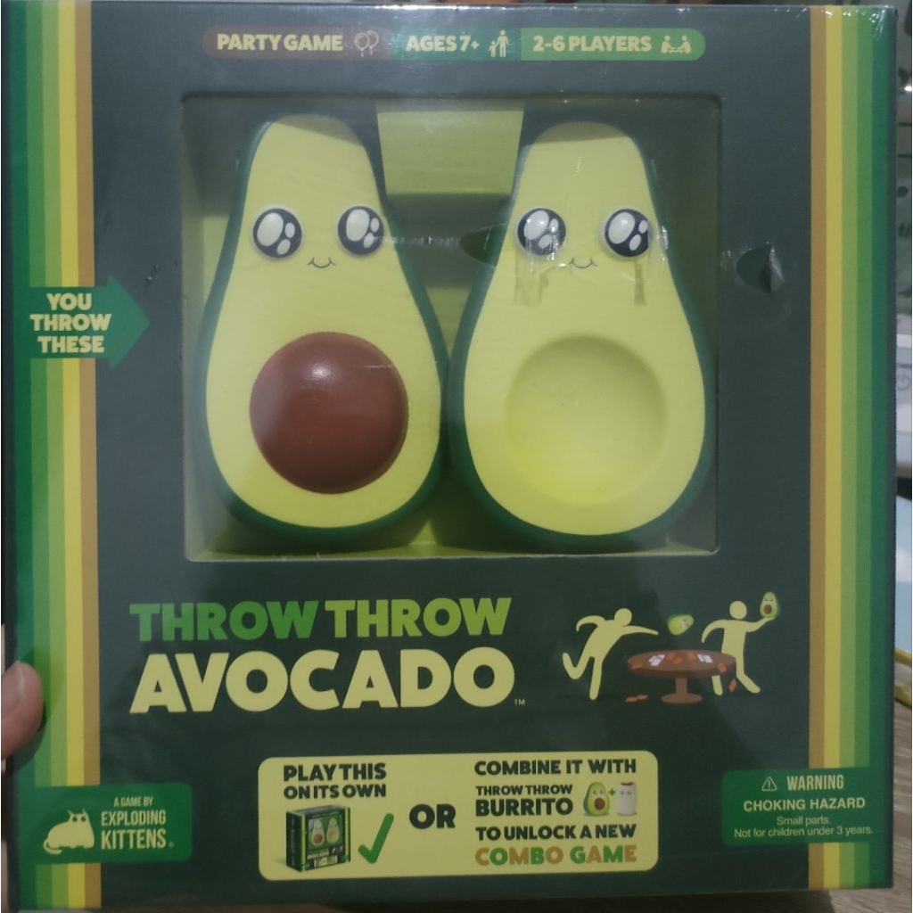 Throw Throw Avocado. Board Game.