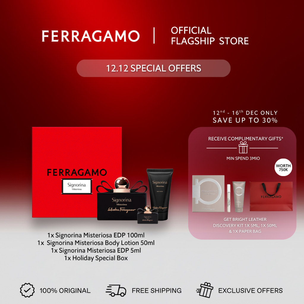 Ferragamo Signorina Misteriosa EDP Set - Signorina Misteriosa EDP 100ml, Signorina Misteriosa Body L