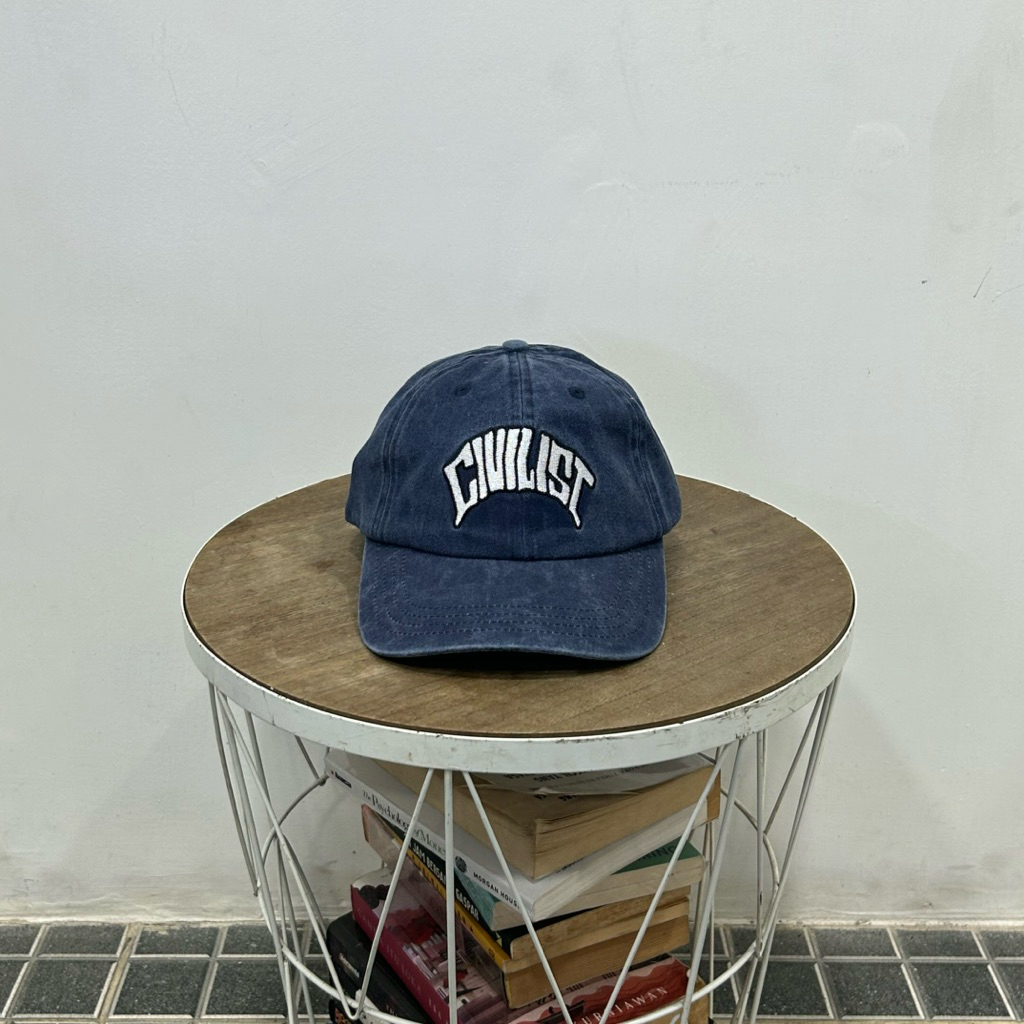 CIVILIST BERLIN ARCH LOW PRO CAP WASHED BLUE