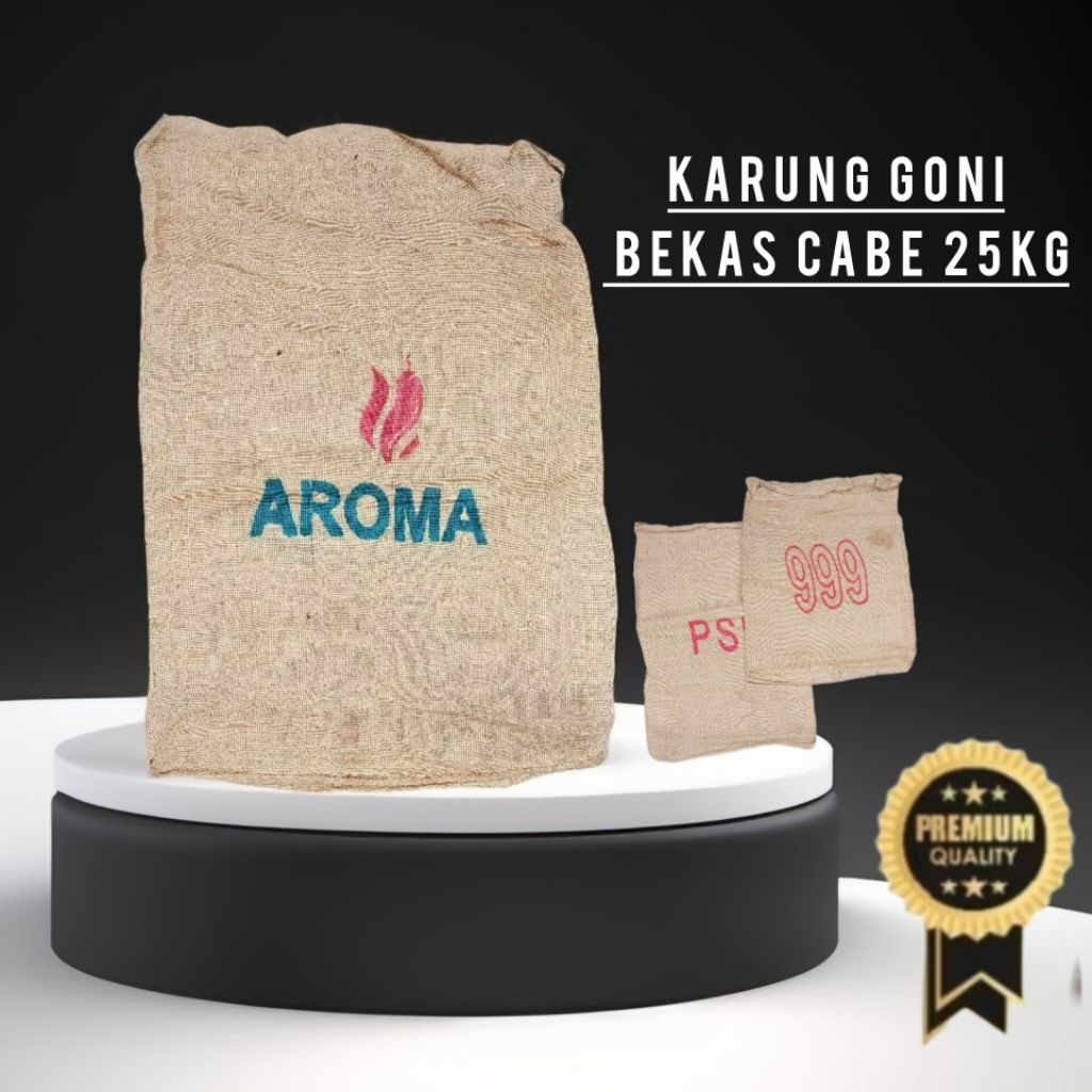 karung goni 25kg bekas cabe