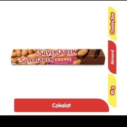 Silverqueen Chungky bar 85gr almond