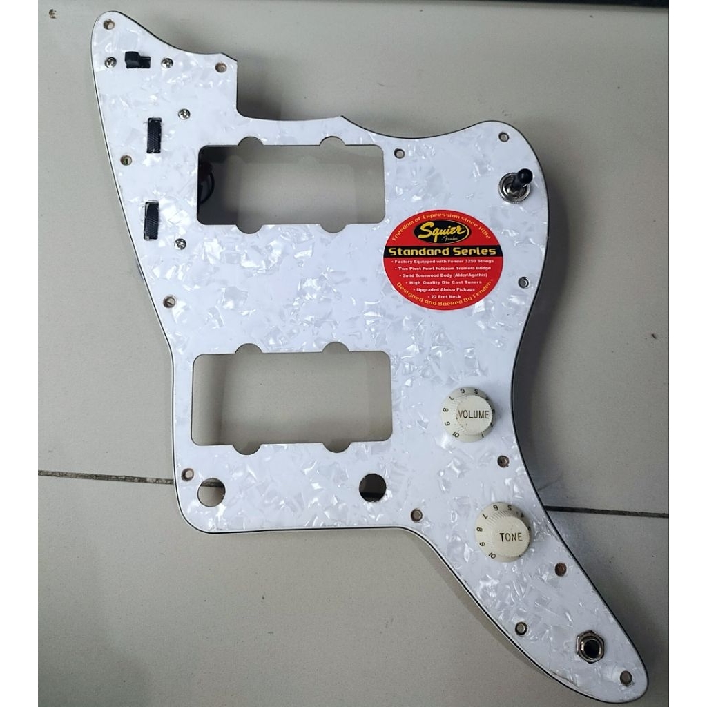 Wiring electronic Gitar fender Model Jazz Master ORIGINAL White Pearl