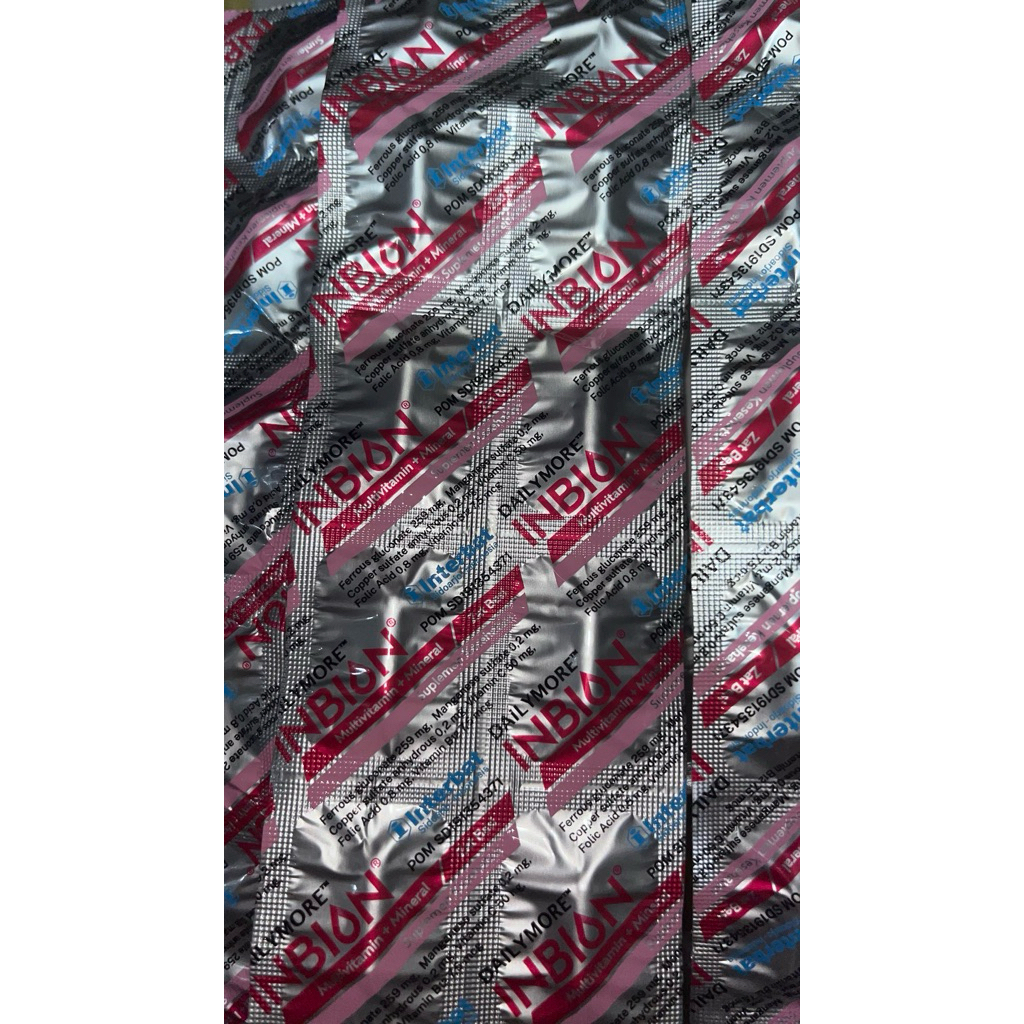 INBION MULTIVITAMIN DAN MINERAL ZAT BESI