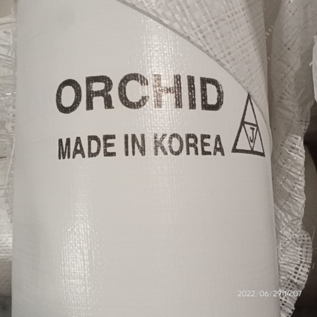 Terpal Korea A5 Orchid Roll 2x100 PUTIH White. Anti Panas dan Anti Air