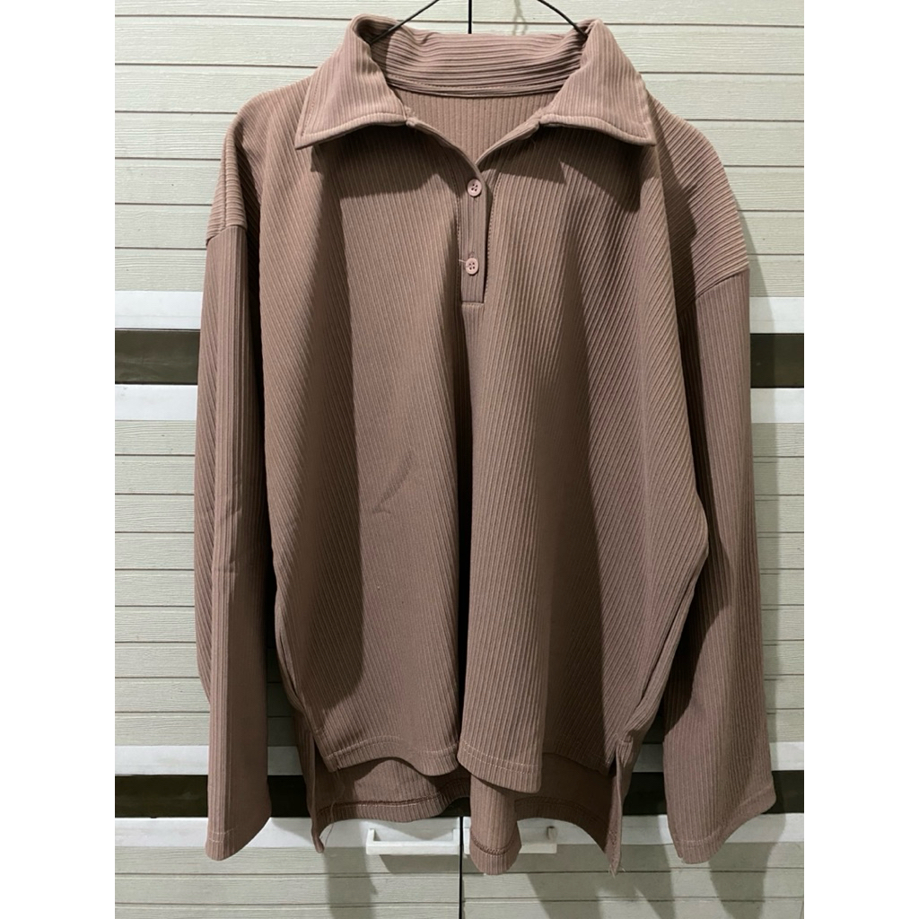 PRELOVED LENGAN PANJANG BAHAN KNIT LD 110/115