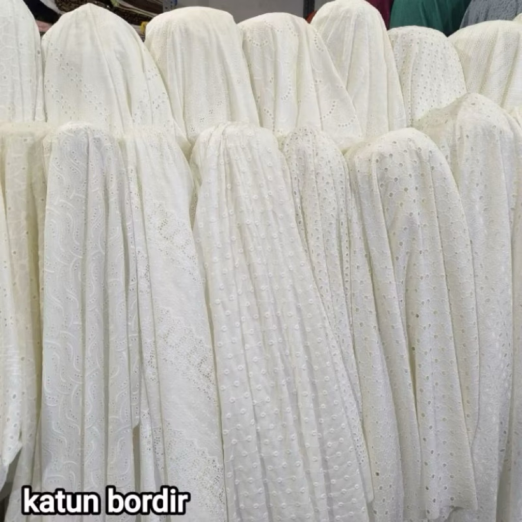 Kain katun bordri/katbol/katun bordir bolong/katun bordir premium/katun bolong