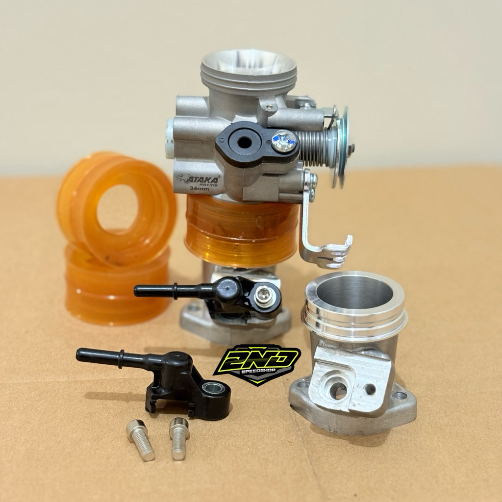 Intake Downdraft Vario 125 150 90° TB MX King 32 34 36 Model Karet PNP TB MX king AH1 UMA Racing MG 