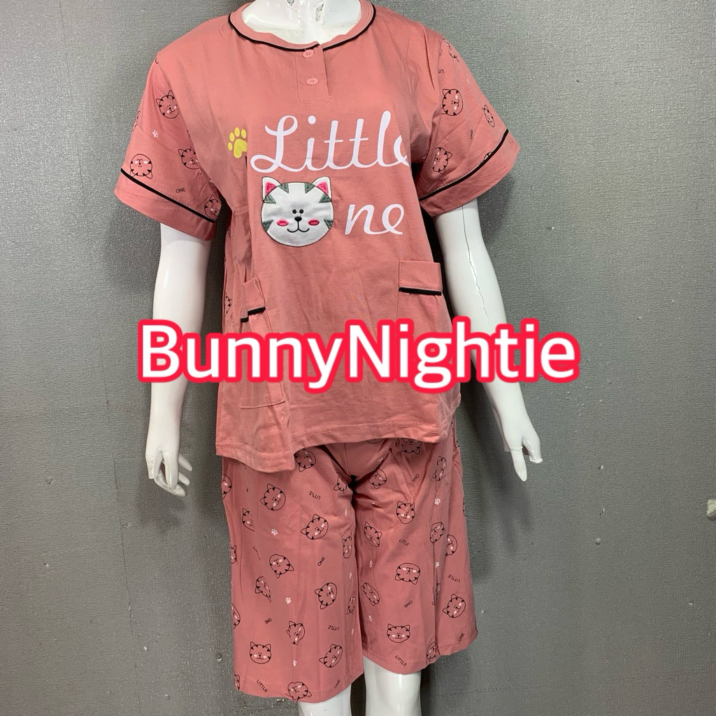 BunnyNightie - 3/4 Tessa Baju Tidur | Baju Tidur Wanita | Baju Tidur Tessa