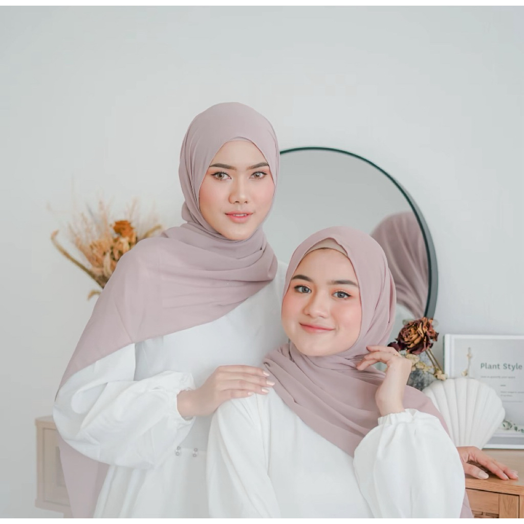 Pashmina Ceruty Baby Doll Premium | Pashmina Ceruty Baby Doll