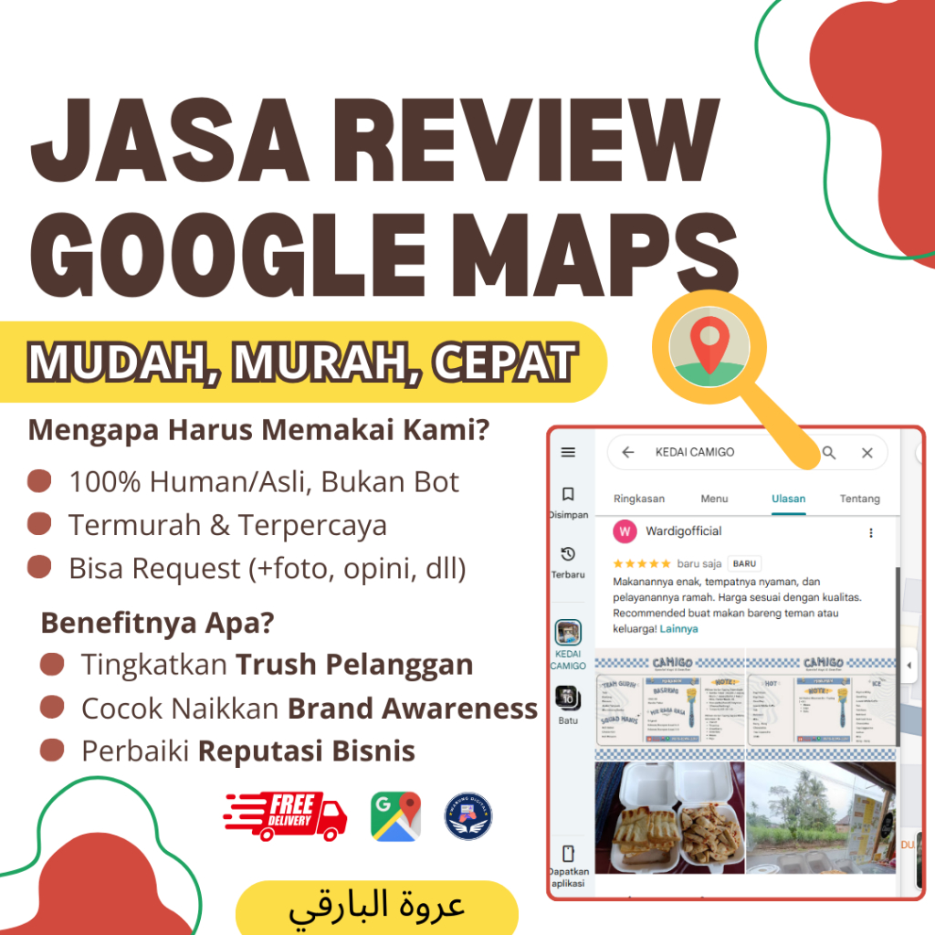 Jasa Review Rating & Rating GMaps Real Human Permanen