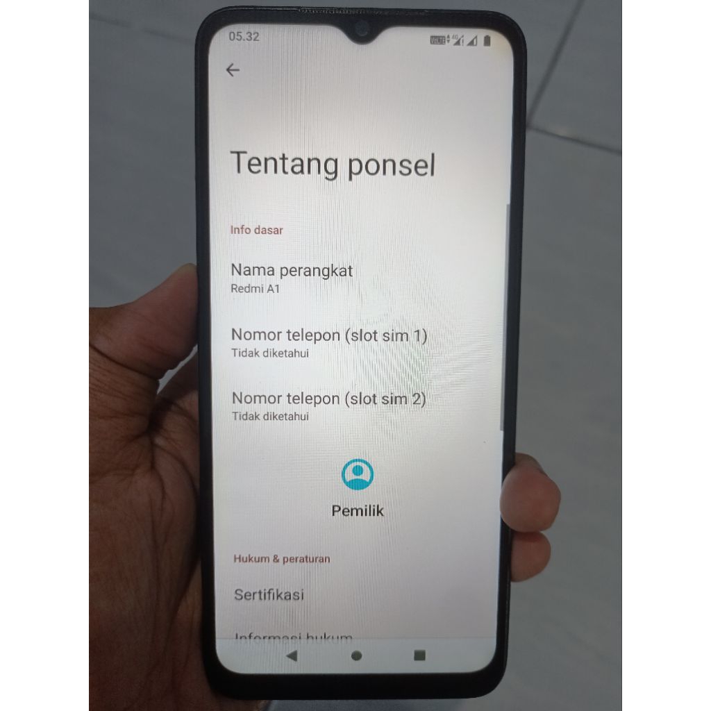 mesin redmi a1 3/32 + unit