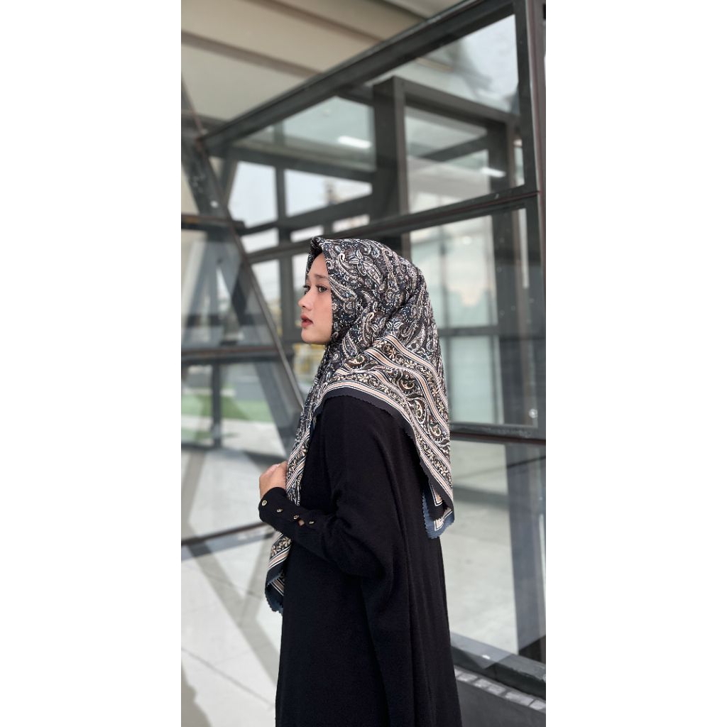 hijab segi empat motif turki/jilbab segi empat motif turki/kerudung segi empat motif turki