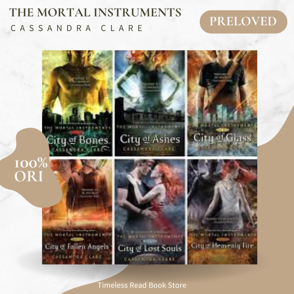 English Jual Buku The Mortal Instruments City of Bones City of Ashes City of Glass CIty of Fallen An