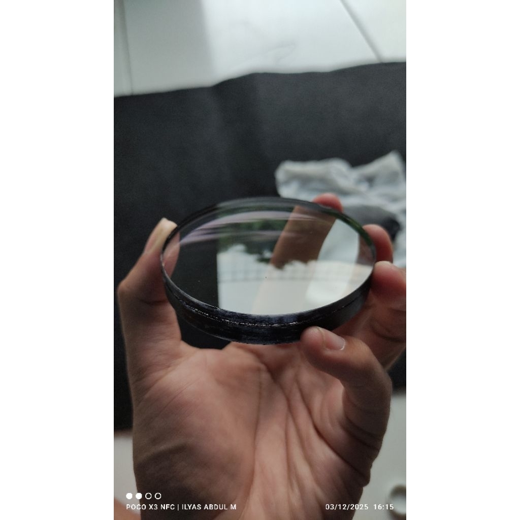 lensa achromatic 72/700mm green coating bahan objektif teleskop