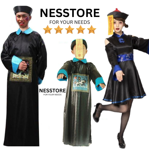 Kostum Vampir Cina Chineese Vampire Dewasa Aksesoris Lengkap Halloween