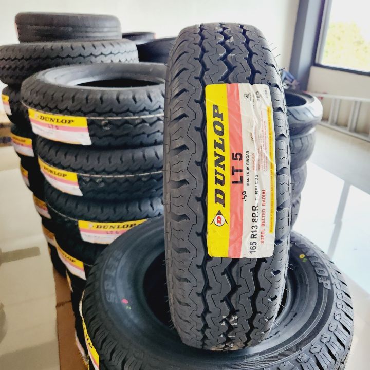 Ban Mobil Dunlop Ring 13 165/13 8PR LT5 Ban Mobil Carry, Grandmax Angkutan Barang