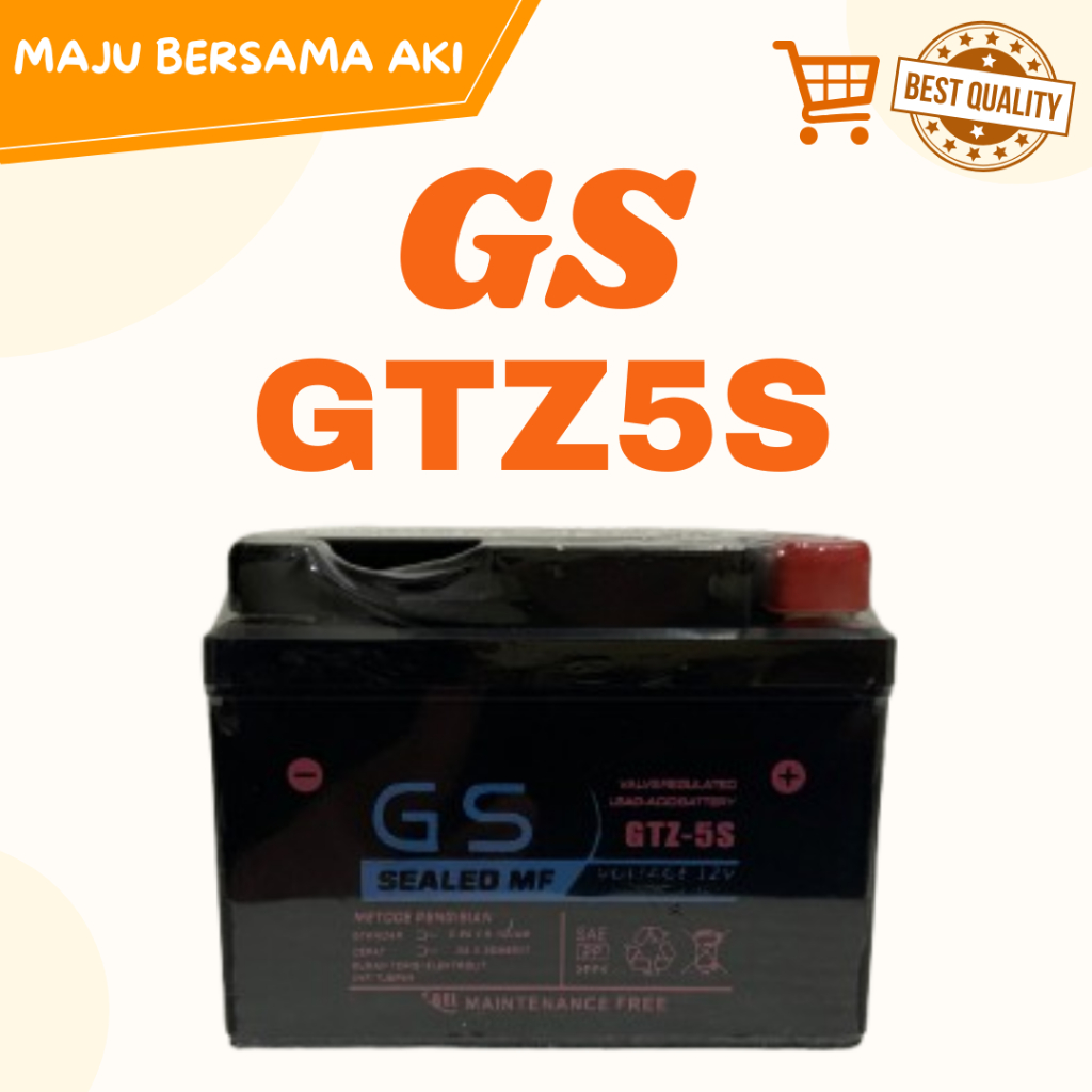 Aki Suzuki Hayate GS GTZ5S 5 ampere Aki Kering
