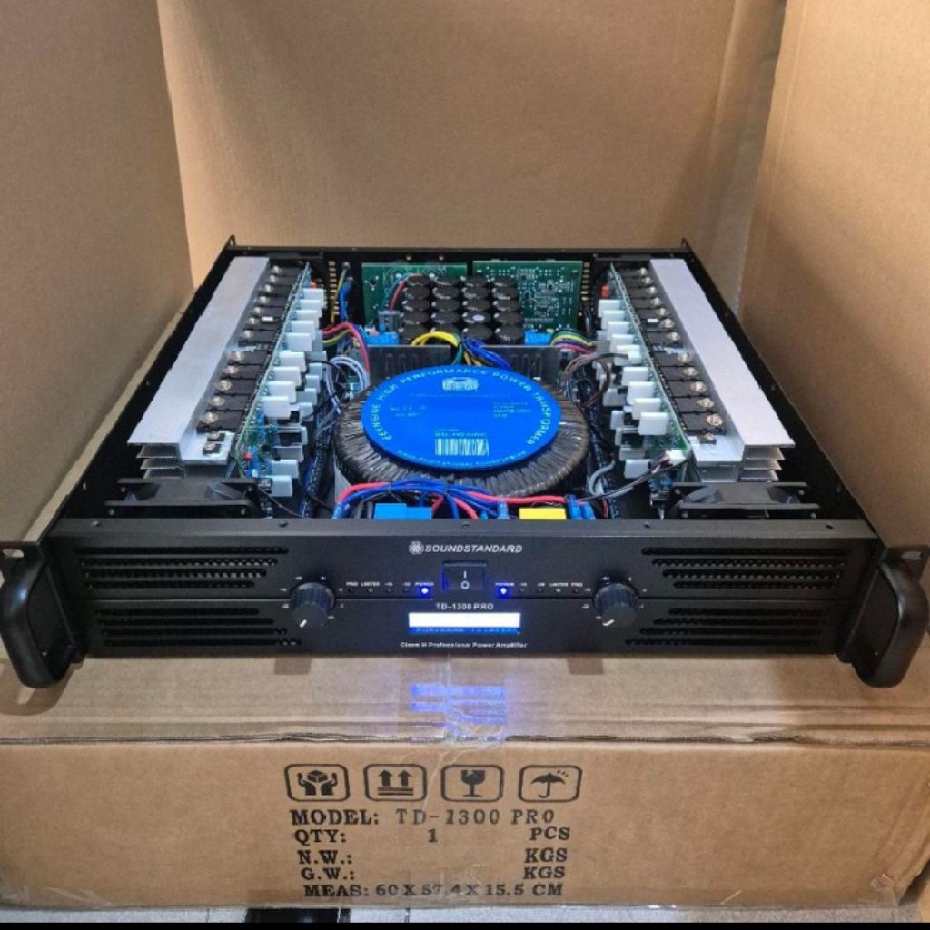 Power soundstandard TD 1300 PRO 2channel 2x1300 watt