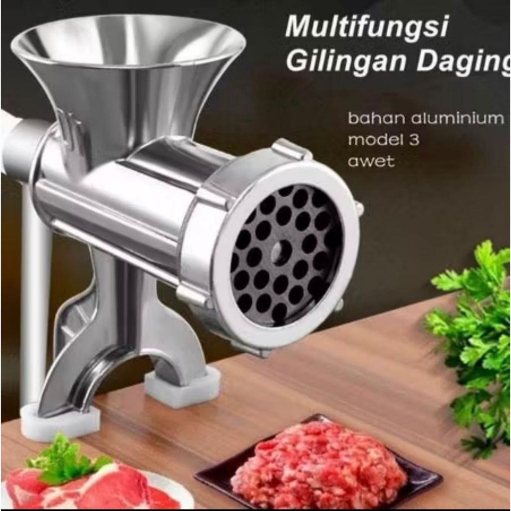 Penggiling Daging Manual Stainless steel