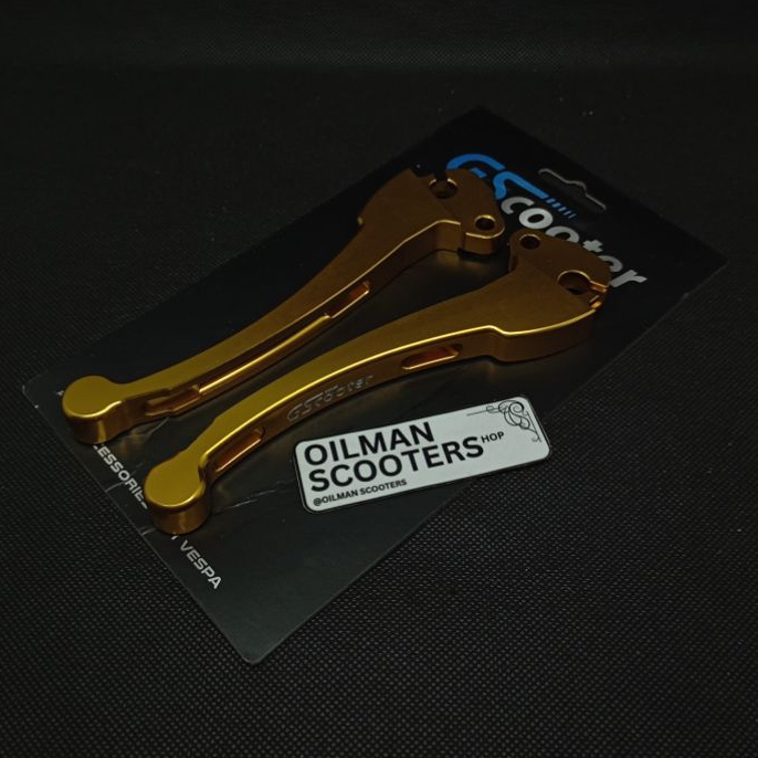HANDLE VESPA SET GSCOOTER GOLD HANDLE CNC SIP HANDLE CNC VESPA GSCOOTER HANDLE GSCOOTER HANDLE PX