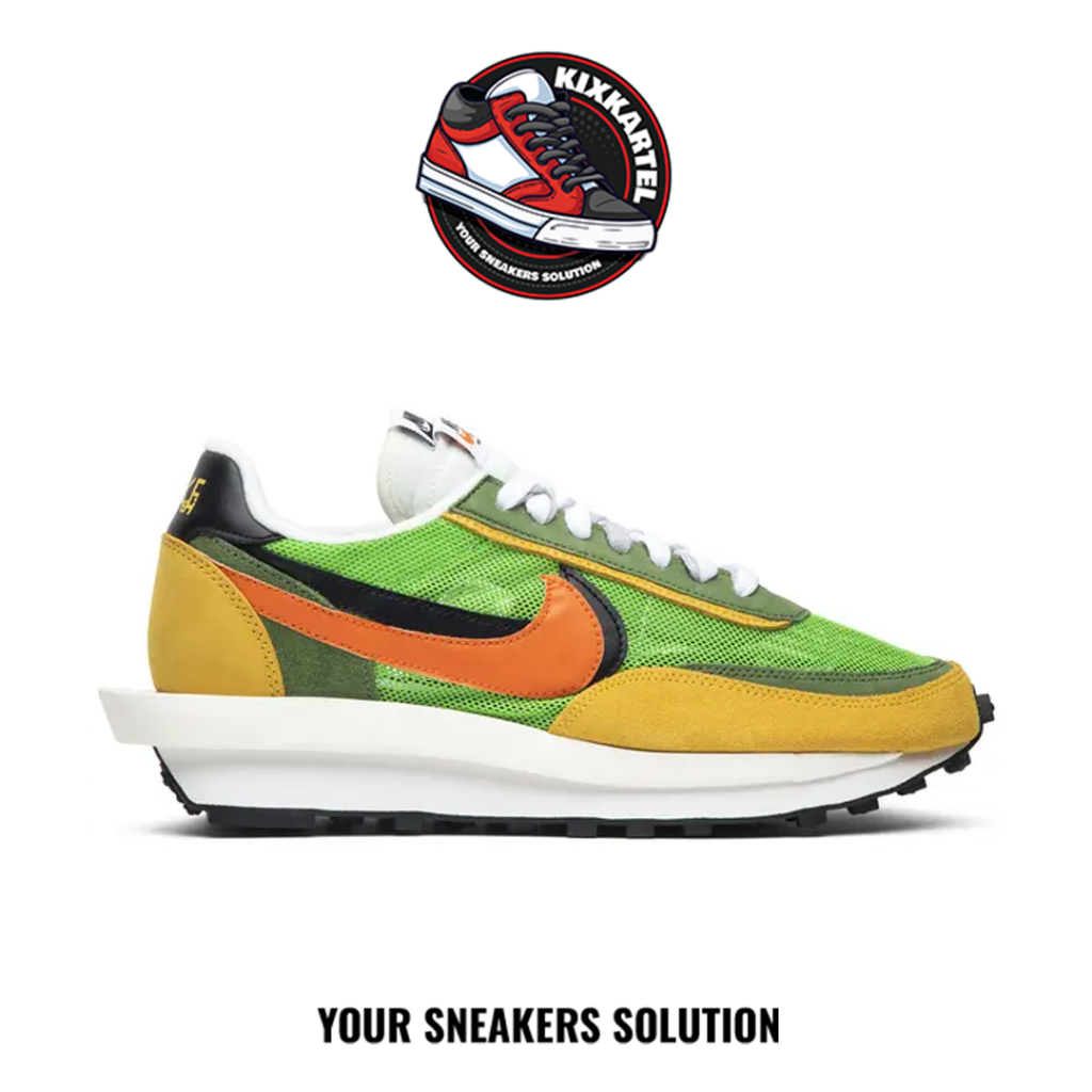 Sepatu Nike Sacai LD Waffle Undercover Green Gusto Sneakers Authentic