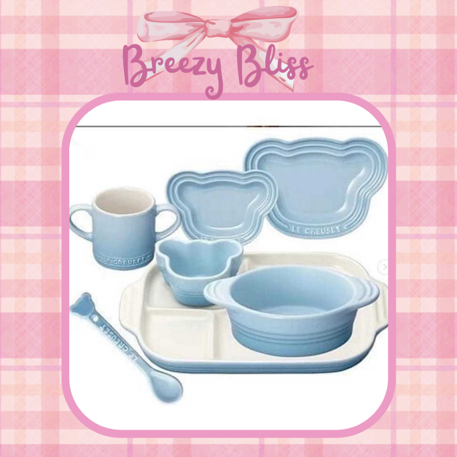 LC Baby Boy And Girl Dinner Set Gift Set 7pcs Luxury All Ceramic