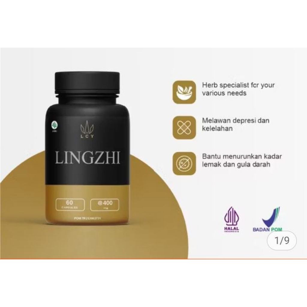 lingzhi kapsul isi 60 kapsul