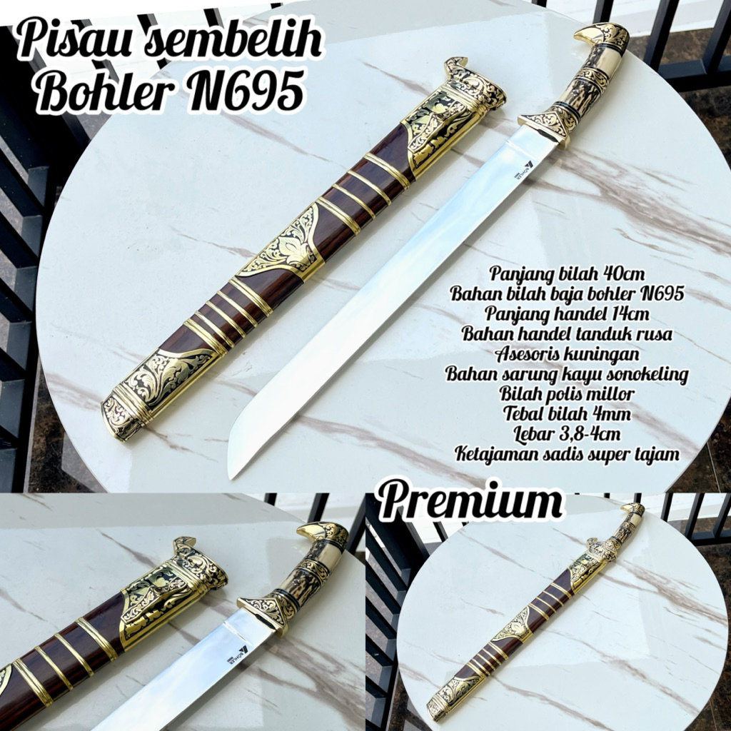 golsem pisau sembelih bohler n695 premium
