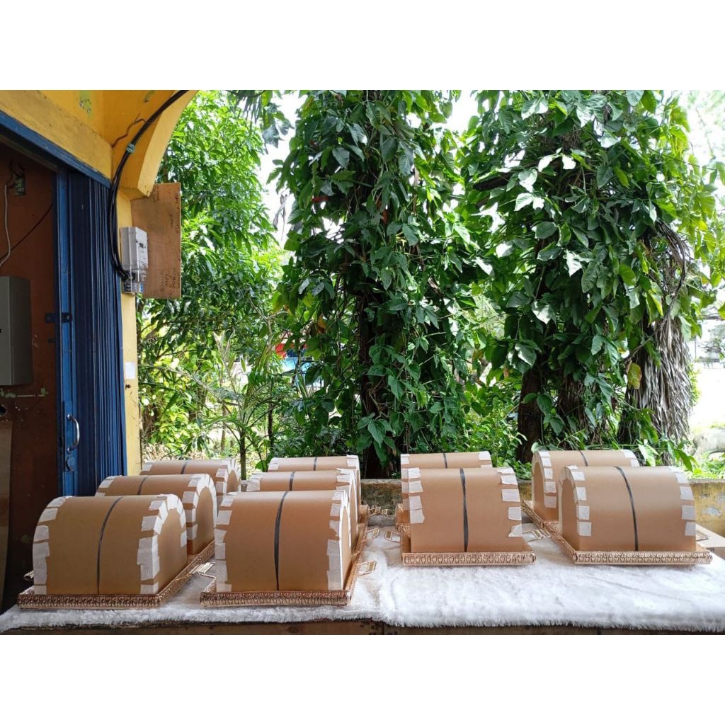 NAPAN HANTARAN TRAY MAJESTIC + TUTUP AKRILIK + PACKING KAYU