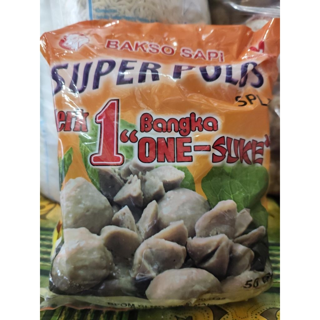 Bakso Sapi Super Polos 50btr One-Suke Bangka