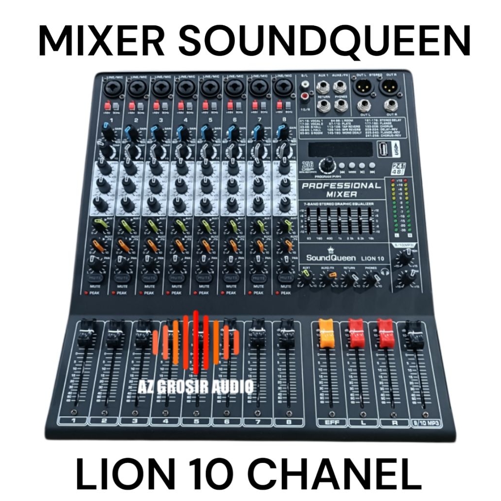 Mixer soundqueen lion 10 Chanel mixer soundqueen 10 chanel