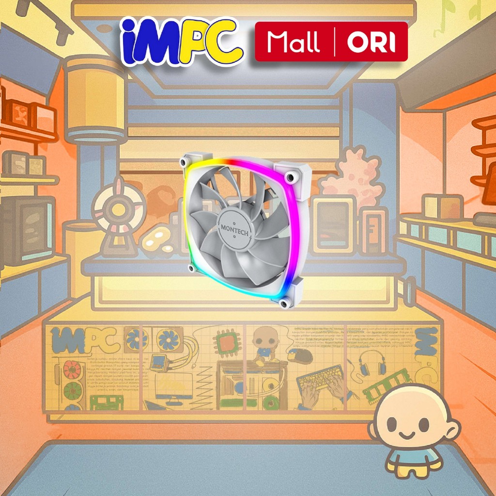 MONTECH FAN CASING RX120 WHITE