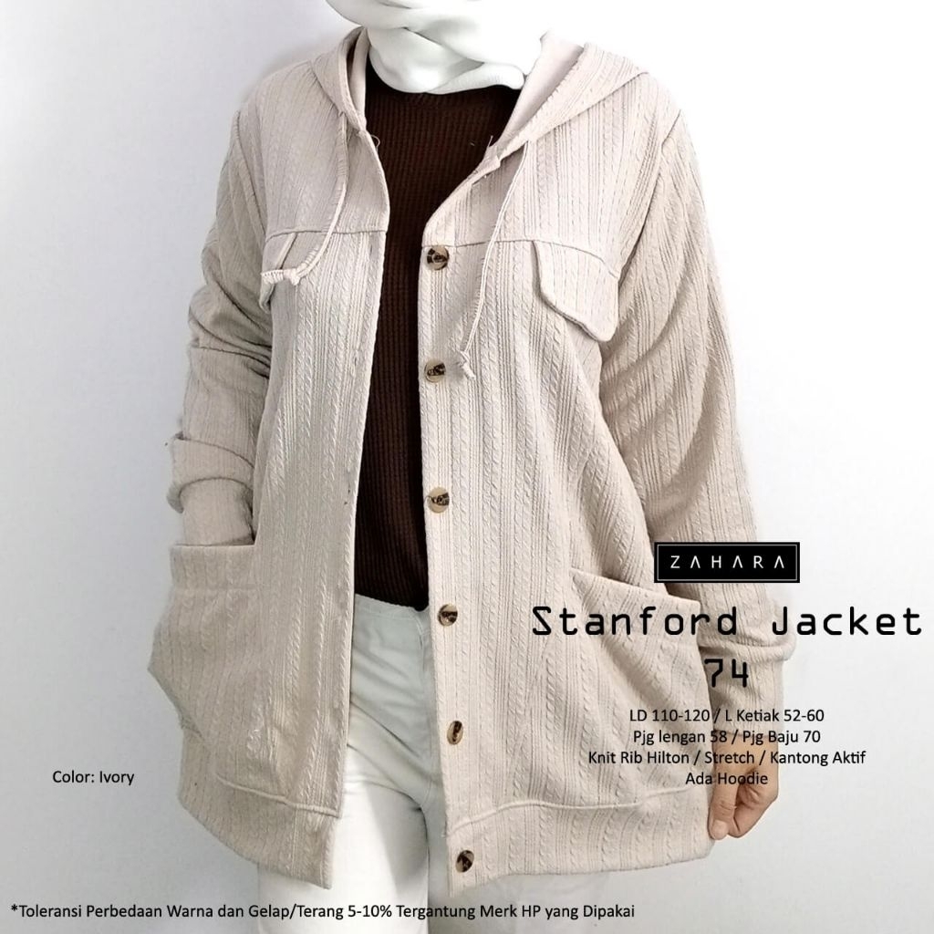 JAKET WANITA STANFORD JACKET BY ZAHARA