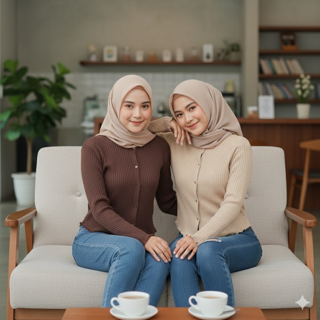 Cardigan Necy Crop Top Kancing Gold  Button Lengan Panjang~Necy Cardigan Wanita Basic Crop Top