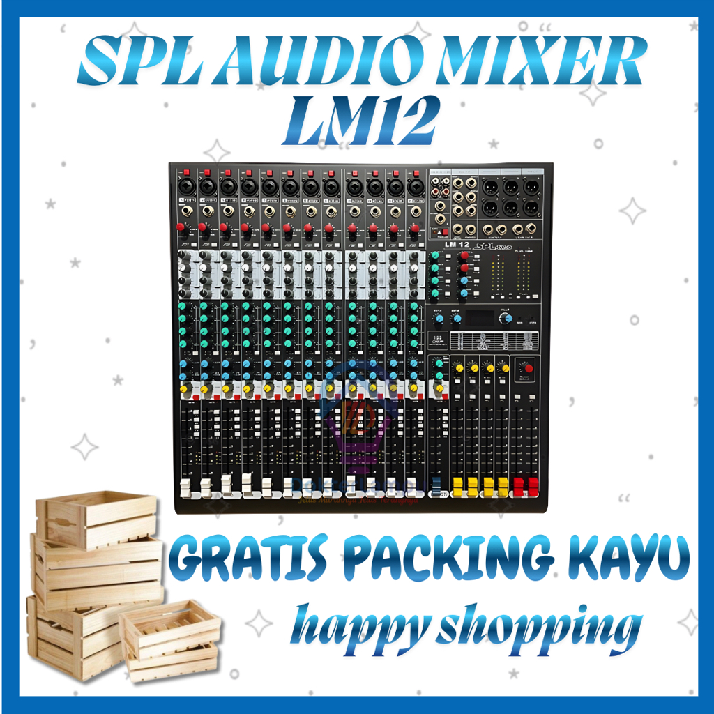 SPL Audio Mixer SM12 dan LM12 Mixer 12 Channel