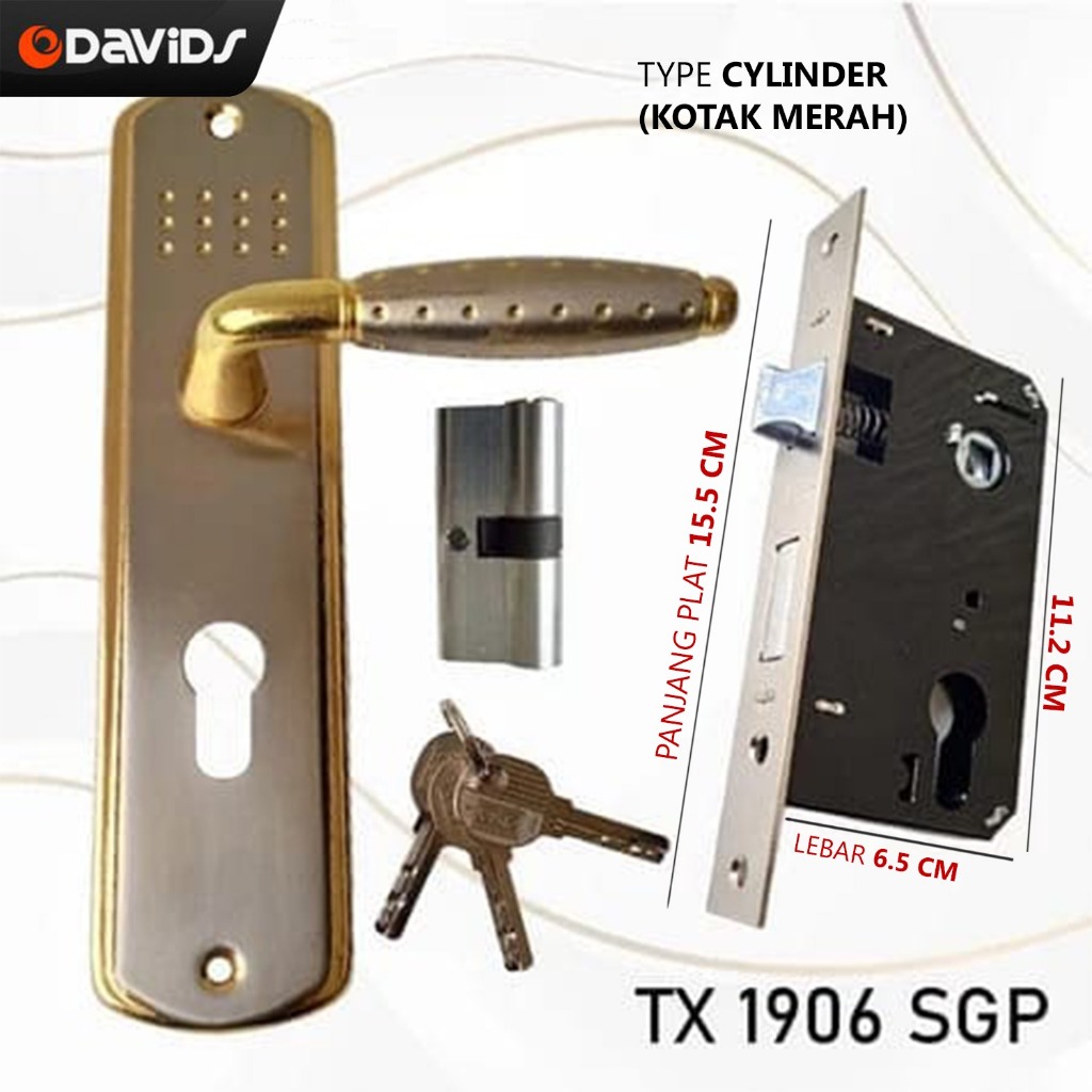 Kunci Pintu Rumah Handle Slot Set Kecil Top