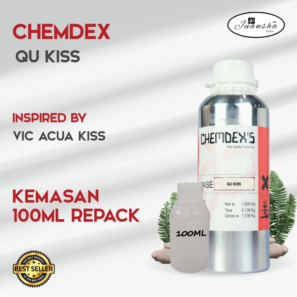 bibit parfum murni QU KISS  | CHEMDEX'S 100ML REPACK