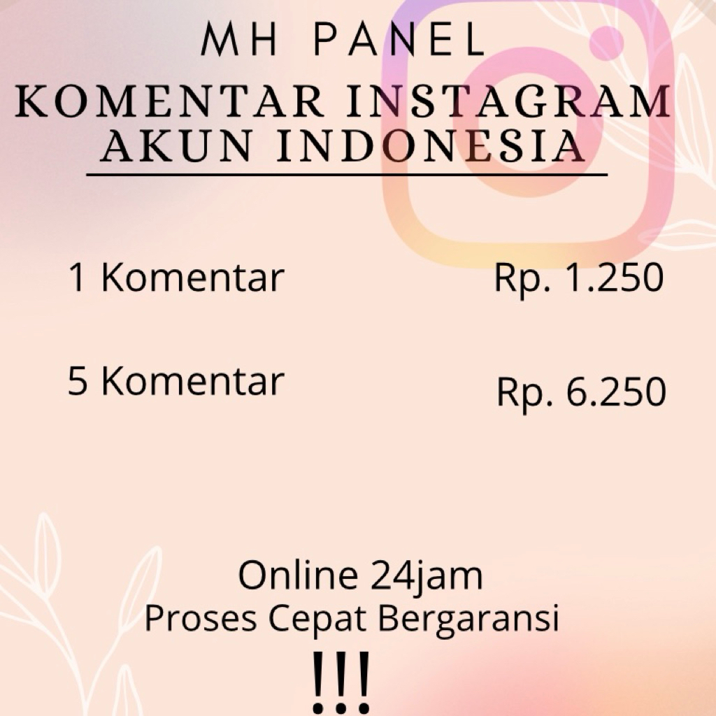 KOMENTAR 1NSTAGR4M AKUN REAL INDONESIA LANGSUNG PROSES