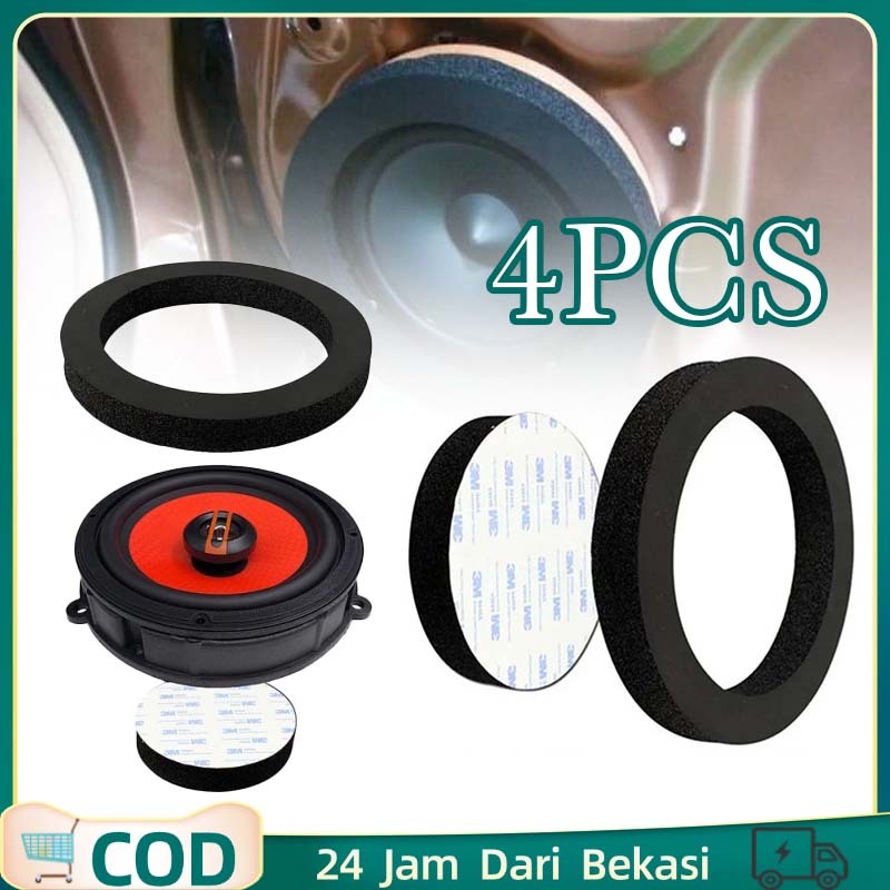 4pcs Busa Peredam Suara Mobil  Ring Busa Peredam Speakerring Busa Peredam Speaker