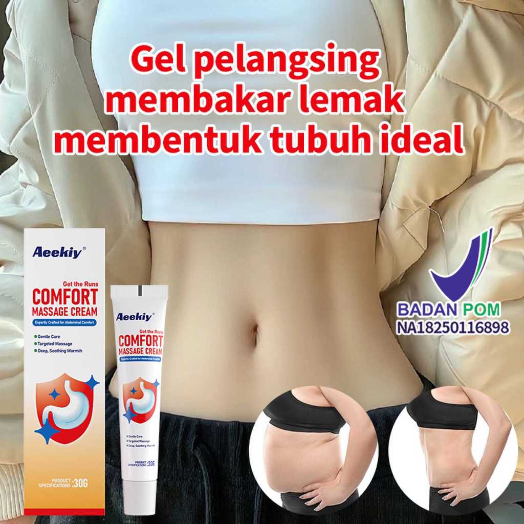 [BPOM]Aeekiy Gel Perut ,Gel pelangsing herbal ,Mengurangi lemak perut,Penurunan berat badan,