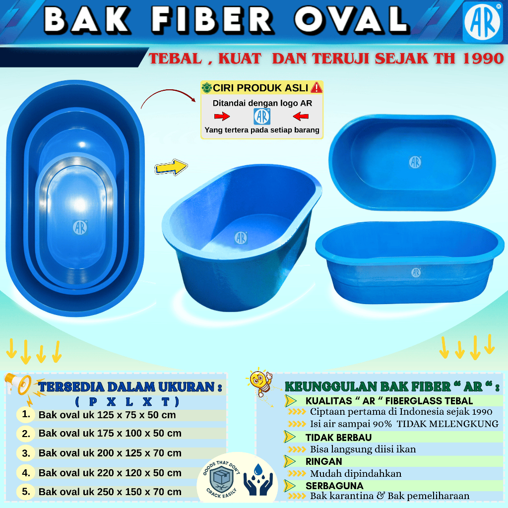 BAK FIBER OVAL AR