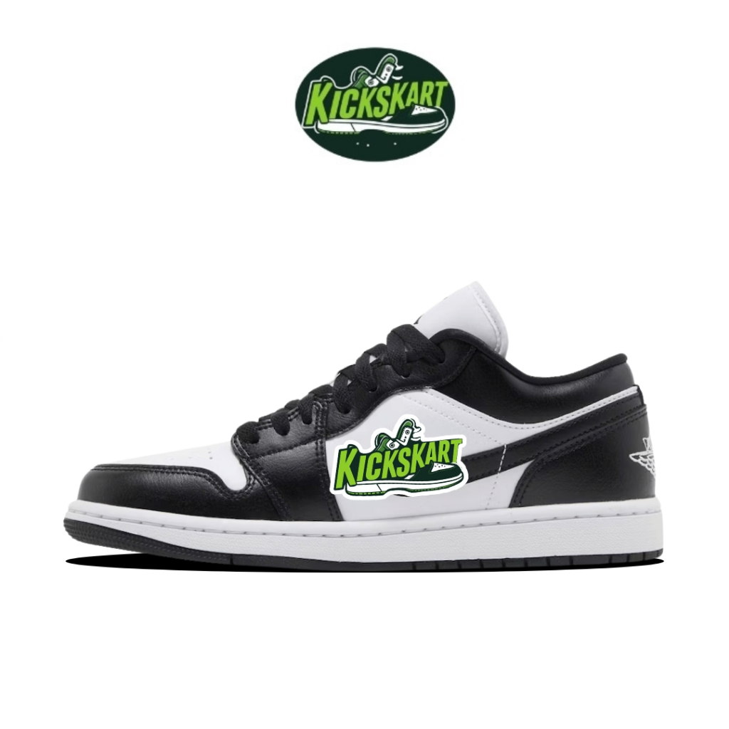 Sepatu AJ 1 Low SE Homage Black White