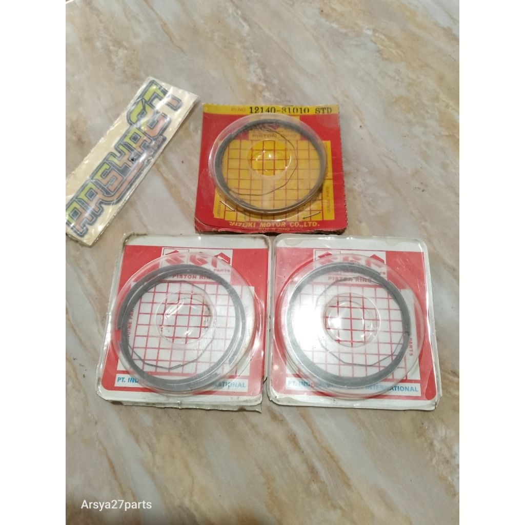 Ring seher RC 100 TORNADO GX Os Std 0.00 - 1.00 Piston ring Suzuki RC100 original sgp