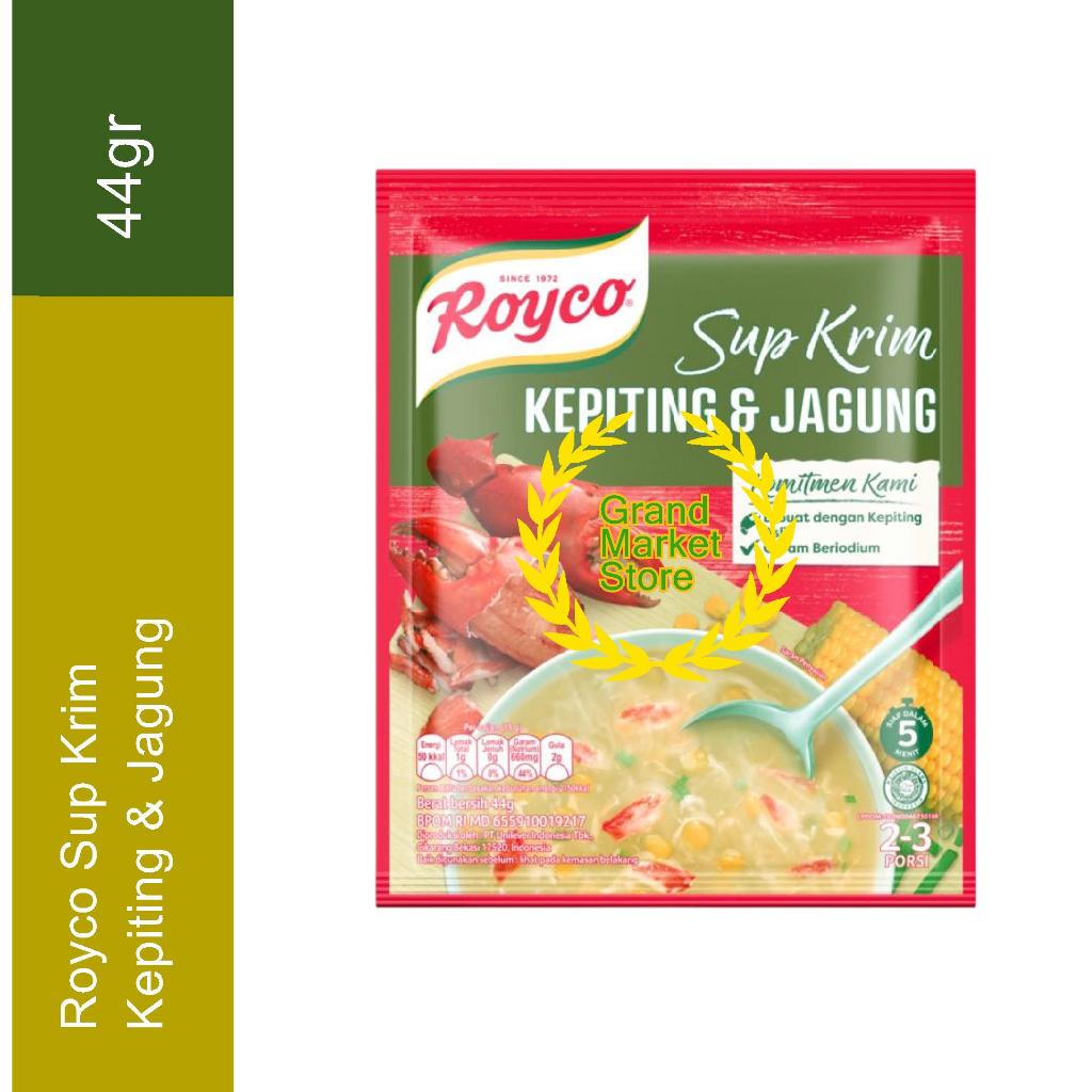 Royco Sup Krim Kepiting & Jagung 44g Cream Soup Sup Krim Royco