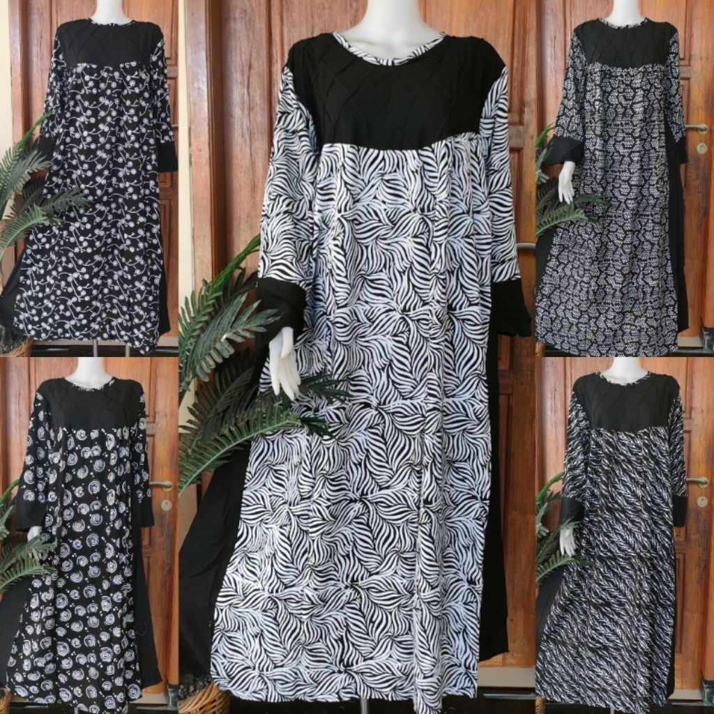 DASTER JUMBO PRETTY BY HUZA ORIGINAL BUSUI RESLETING DEPAN LENGAN PANJANG UKURAN XXXL