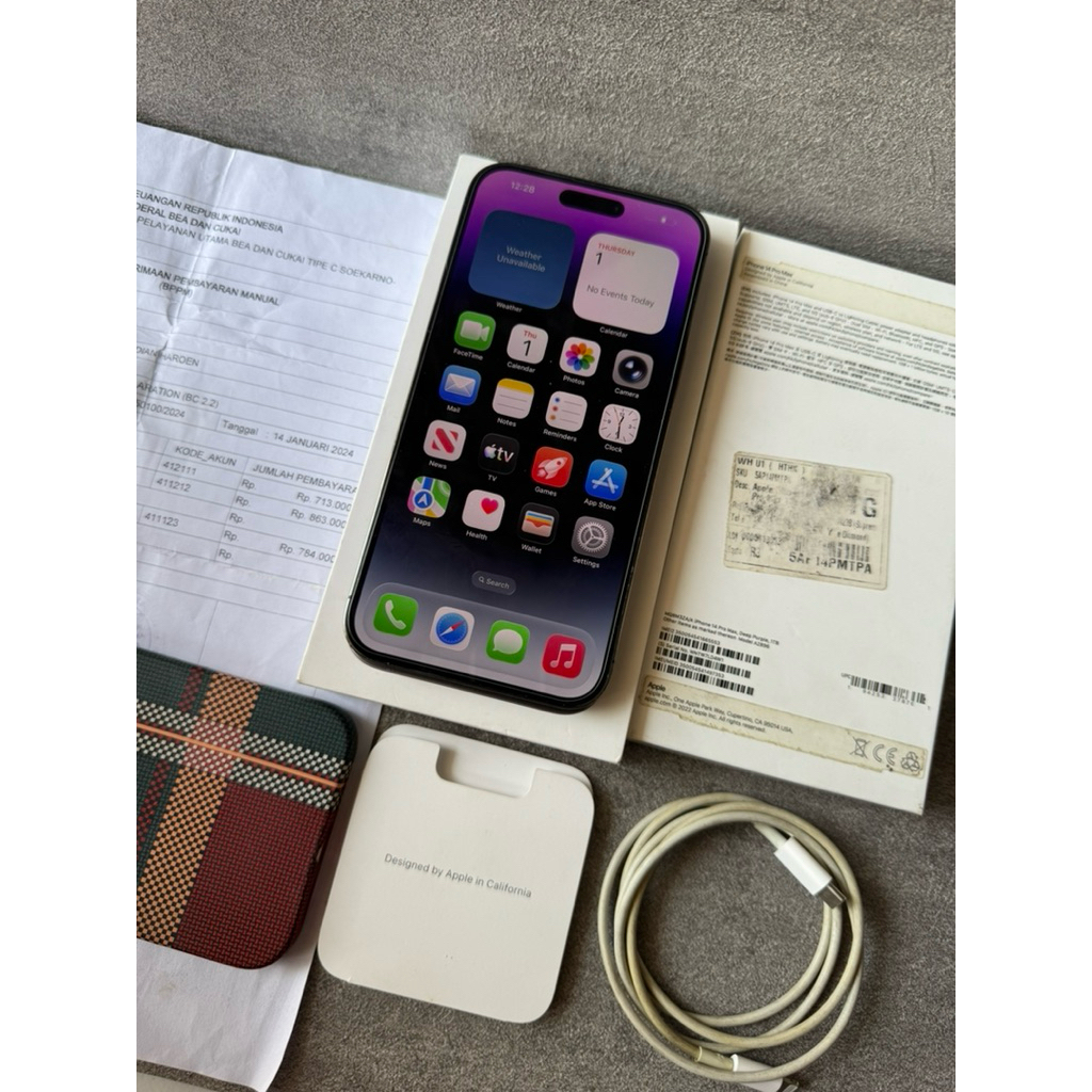 iPhone 14 Pro Max 1 TB Beacukai Resmi